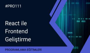 React ile Frontend Geliştirme​