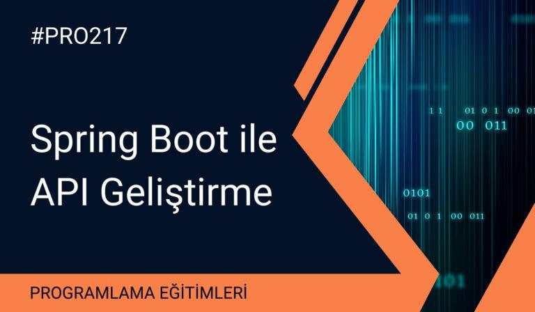 Spring Boot ile API Geliştirme​